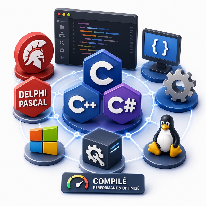 ⚙️ Delphi/Pascal - C/C++/C#